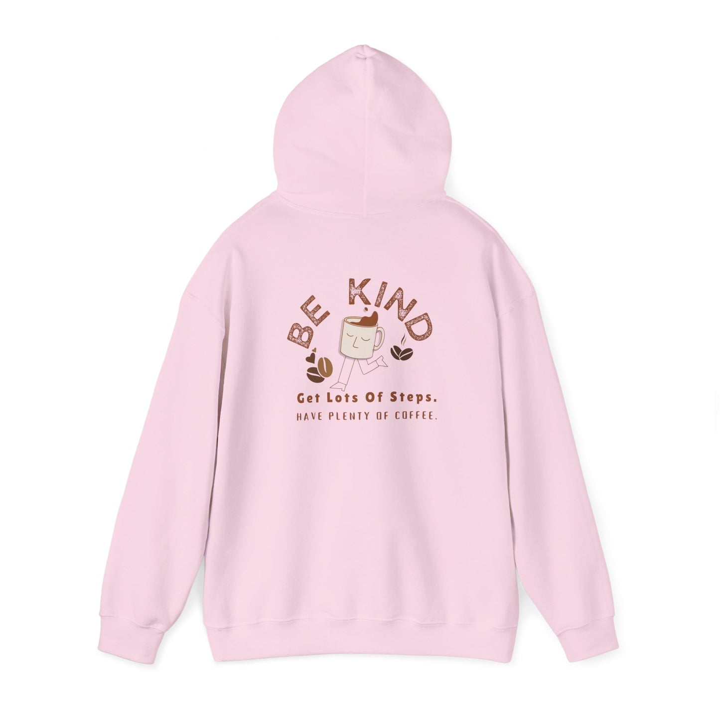 Be Kind Coffee Lover Hoodie | Cozy Steps & Coffee Sweatshirt for Women