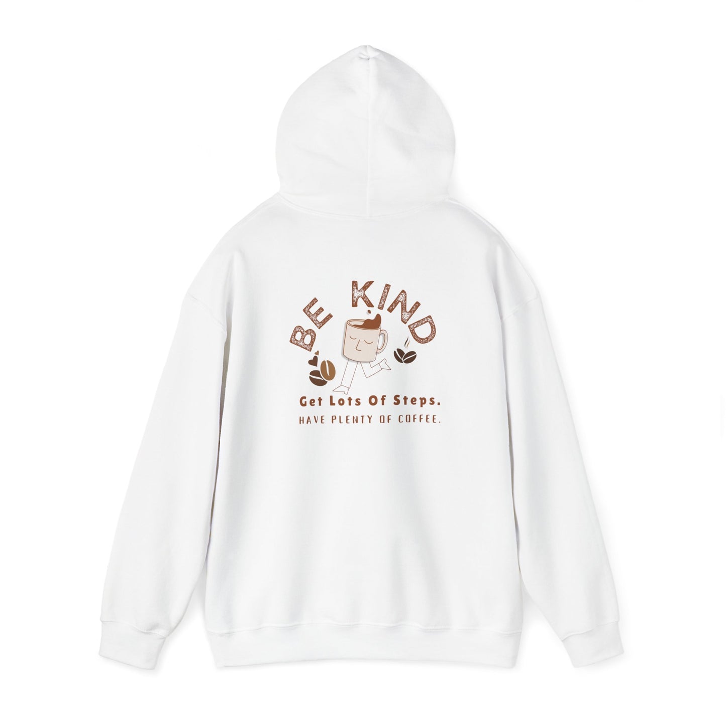 Be Kind Coffee Lover Hoodie | Cozy Steps & Coffee Sweatshirt for Women