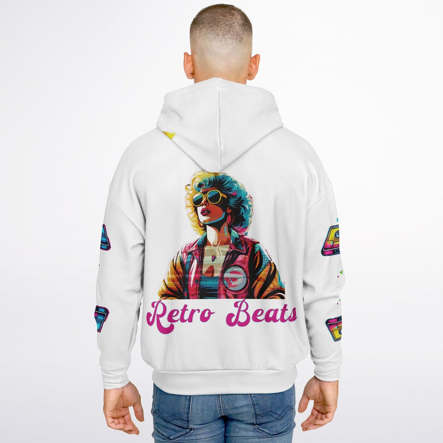 RETRO CASSETT TAPE OVERSIZED HOODIE